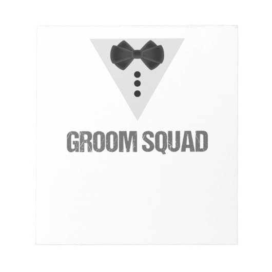 Groom Squad Notitieblok (Voorkant)