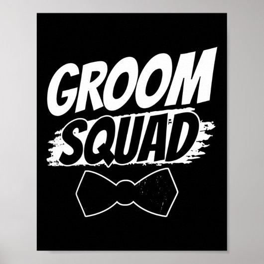 Groom Squad Party Gezegden Bachelor Wedding 2 Poster (Voorkant)