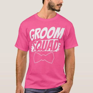 Groom Squad Party Gezegden Bachelor Wedding T-shirt