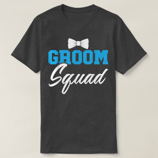 Groom Squad Party Marry Bride Groomsquad Bachelor T-shirt (Design voorkant)