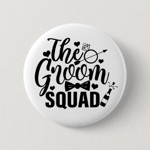 Groom Squad Ronde Button 5,7 Cm