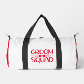 GROOM SQUAD Rood Wit Plunjezak (Voorkant)