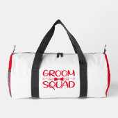 GROOM SQUAD Rood Wit Plunjezak (Achterkant)