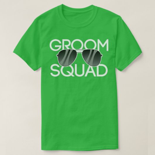 Groom Squad Sunbries Weddenschap Bachelor Party 3 T-shirt (Design voorkant)