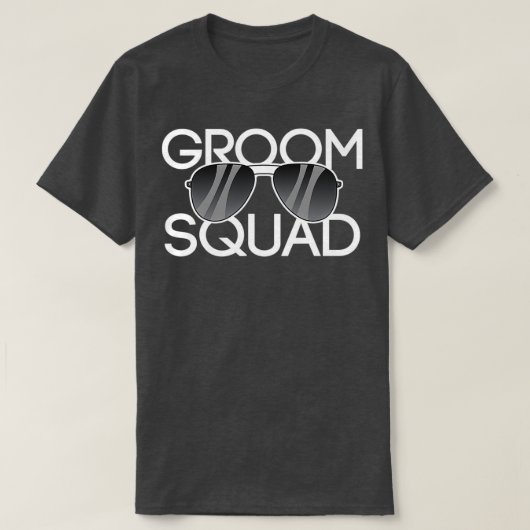 Groom Squad Sunbries Weddenschap Bachelor Party 5 T-shirt (Design voorkant)