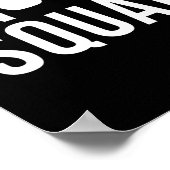 Groom Squad Sungles Huwelijk Bachelor Party Poster (Hoek)