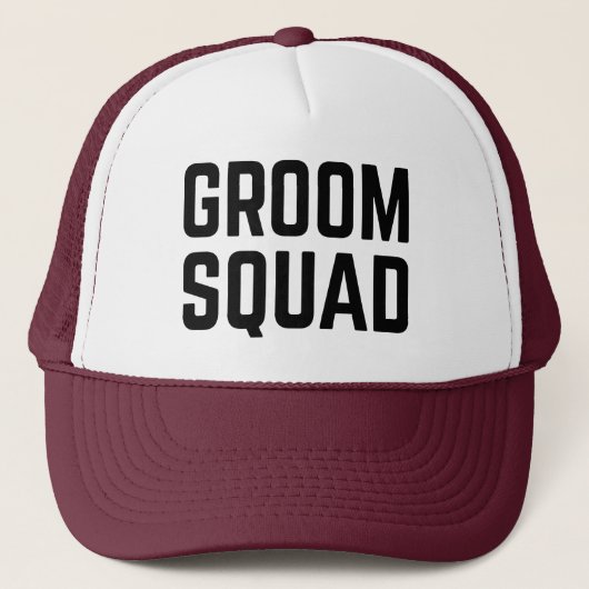 Groom Squad Trucker Pet (Voorkant)