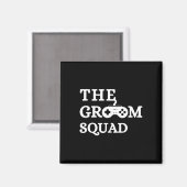 Groom Squad Wedding Bachelor Party Groomsmen Game Magneet (Voorkant / Achterkant)