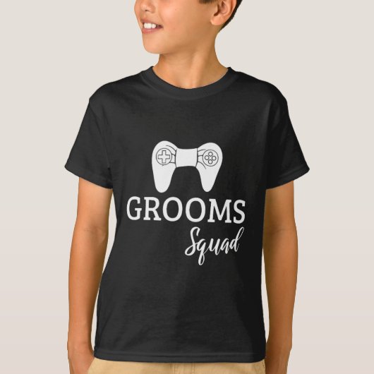 Groom Squad Wedding Bachelor Party Wedding Party F T-shirt (Voorkant)