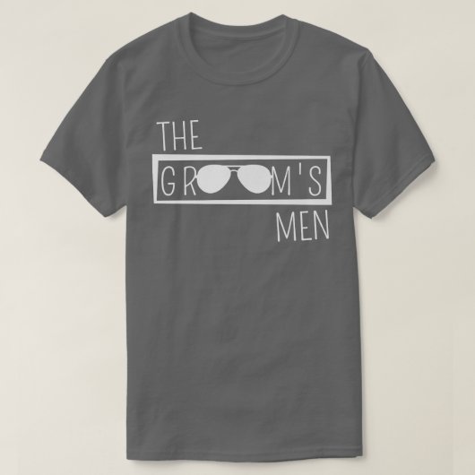 Groom Squad Wedding Best Man Bachelor Party Grooms T-shirt (Design voorkant)