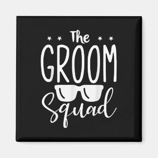 Groom Squad Wedding Groomsmen Magneet