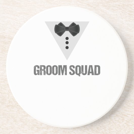 Groom Squad Zandsteen Onderzetter (Voorkant)