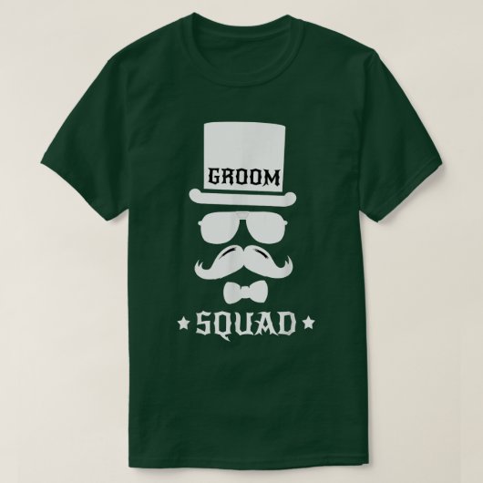 Groom Squad's Wedding Team T-shirt (Design voorkant)