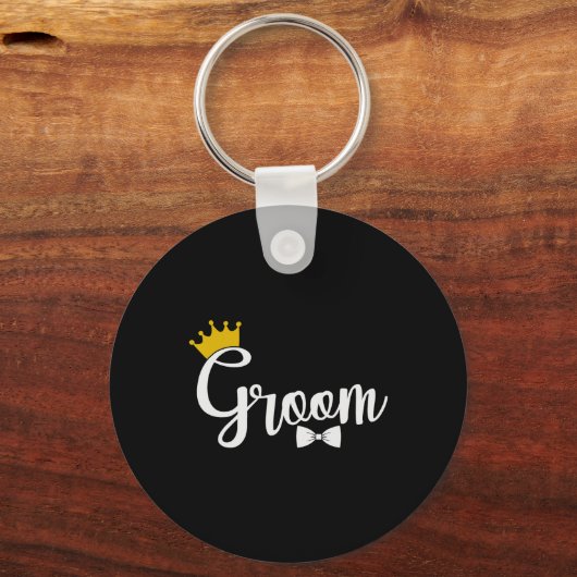 Groom Squat vrijgezellenfeest bruiloft repetitie d Sleutelhanger (Voorkant)