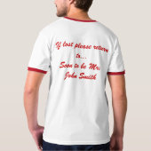 Groom T-Shirt (Achterkant volledig)