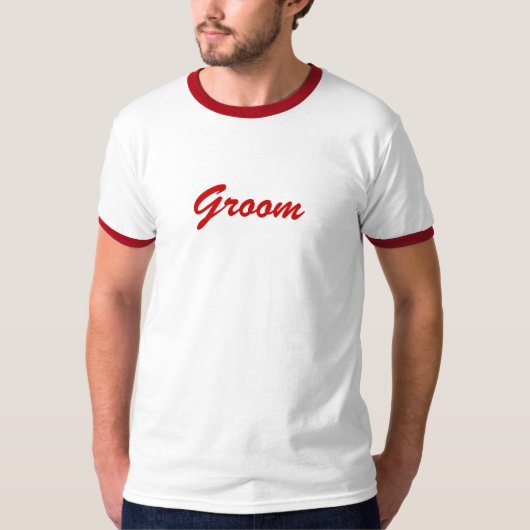 Groom T-Shirt (Voorkant)