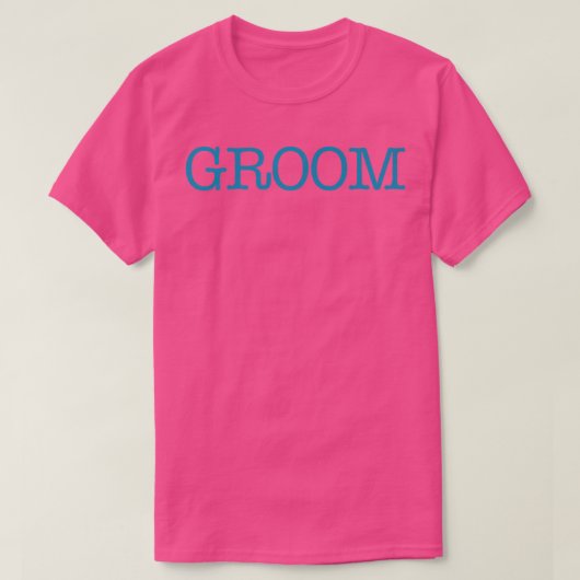 Groom T-shirt (Design voorkant)
