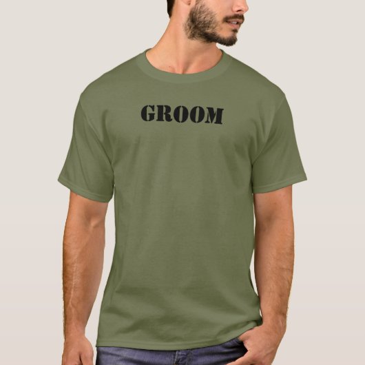 Groom T-shirts (Voorkant)