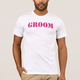 GROOM T-shirts KIEZEN UW KLEUR!