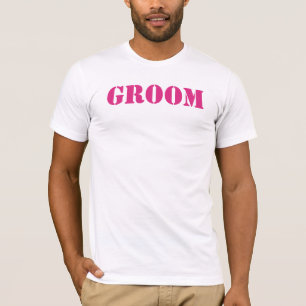 GROOM T-shirts KIEZEN UW KLEUR!