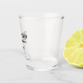 Groom team groomsman name date bachelore party shot glas (Rechts)