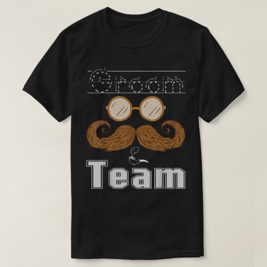 Groom Team Ready Bride & Wedding Bachelor Matching T-shirt (Design voorkant)