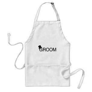 Groom Top Hat Standaard Schort