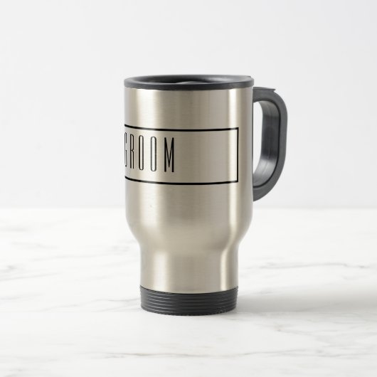 Groom Travel Mug Reisbeker (Voorkant rechts)