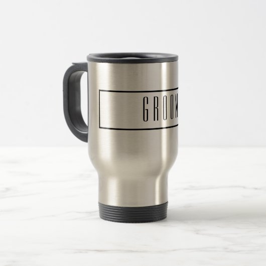 Groom Travel Mug Reisbeker (Voorkant links)
