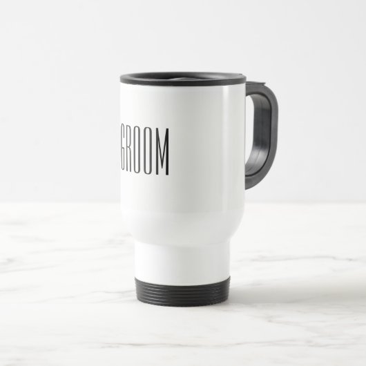 Groom Travel Mug Reisbeker (Voorkant rechts)