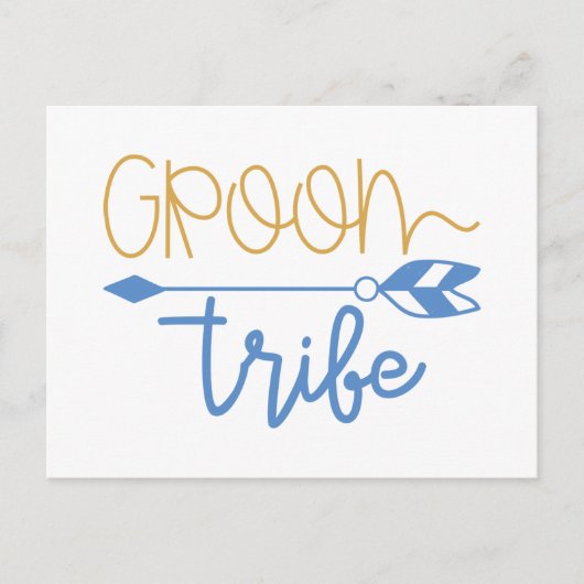 Groom Tribe Briefkaart (Voorkant)