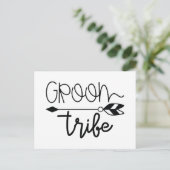 Groom Tribe Briefkaart (Staand voorkant)