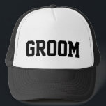 Groom Trucker Hat Trucker Pet<br><div class="desc">Ideaal voor een huwelijksreis of een vrijgezellenfeest!</div>