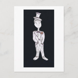 Groom Tuxedo Briefkaart