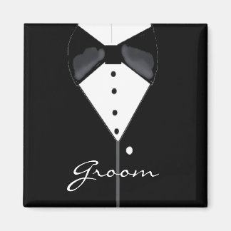 Groom Tuxedo Magneet