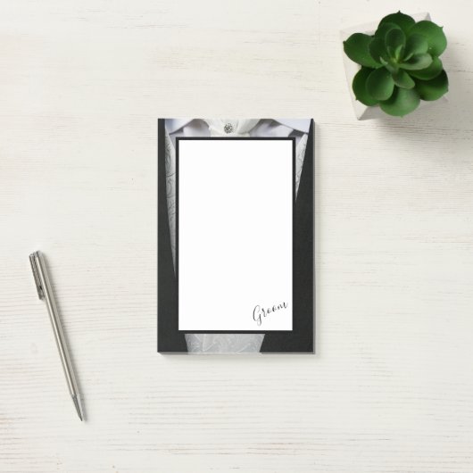 Groom Tuxedo Post-it® Notes (Kantoor)