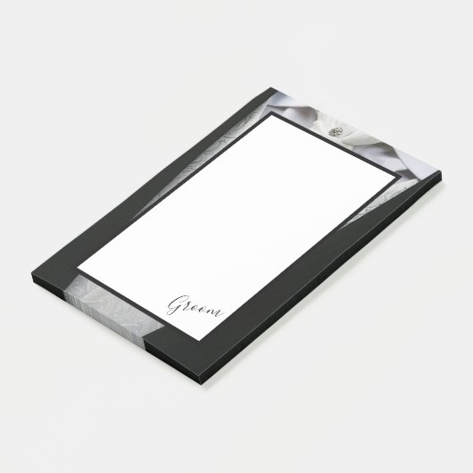 Groom Tuxedo Post-it® Notes (Schuin)