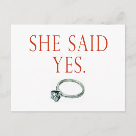 Groom Verloving Gifts en T-shirts Aankondigingskaart