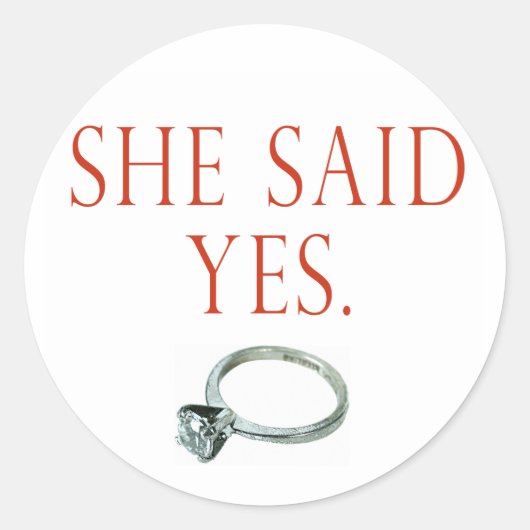 Groom Verloving Gifts en T-shirts Ronde Sticker (Voorkant)