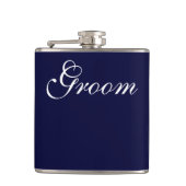 Groom Vinyl Wrapped Flask Heupfles (Voorkant)