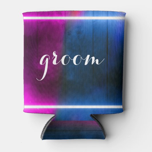 GROOM VOOR Him Wedding Black Koelbox Blikjeskoeler (Voorkant)
