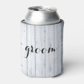 GROOM VOOR Him Wedding Black Koelbox Blikjeskoeler (Blikje Voorkant)