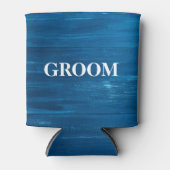 GROOM VOOR Him Wedding Wooden Print Blikjeskoeler (Voorkant)