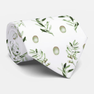Groom Waterverf Green Olife Wedding Stropdas