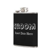 Groom | Weddenschap Heupfles (Links)