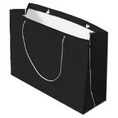 Groom Weddenschap Simple Classic Black en White Groot Cadeauzakje (Achterkant Gekanteld)