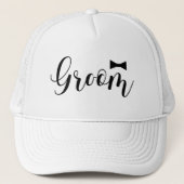 Groom-Wedding, Bachelor-party-stropdas Trucker Pet (Voorkant)