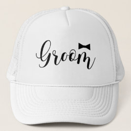 Groom-Wedding, Bachelor-party-stropdas Trucker Pet