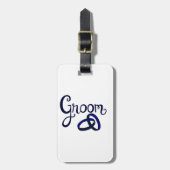 Groom Wedding Bagagelabels (Voorkant verticaal)