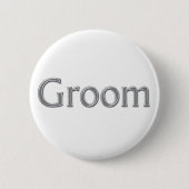 Groom Wedding Button (Voorkant)